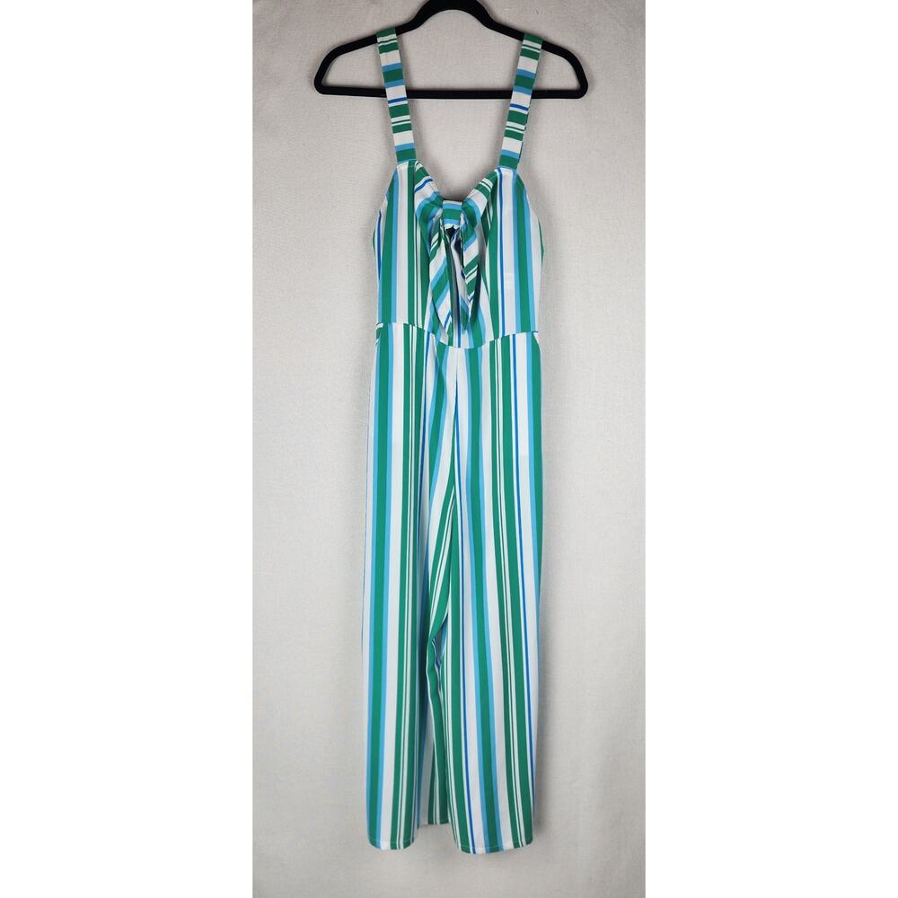 A New Day Jumpsuit Women M Cute Striped coastal New years eve spring party - Picture 12 of 15
